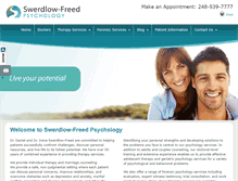 Tablet Screenshot of drswerdlow-freed.com